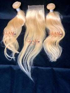 10A VIRGIN 613 HAIR BUNDLES +CLOSURE