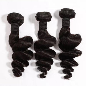 9A LOOSE WAVE VIRGIN HAIR (SINGLE BUNDLE )