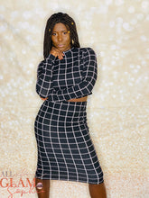 Load image into Gallery viewer, Bodycon Checkers 2Piece