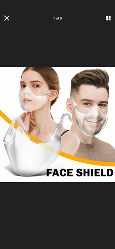 NOSE SHIELD/Mask (TRANSPARENT)