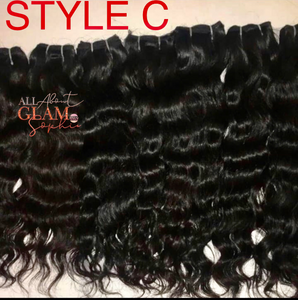 100% RAW HUMAN HAIR(BUY1 GET1 FOR$1)