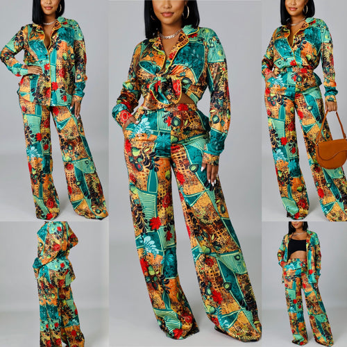 Take Me Abroad Pant Set