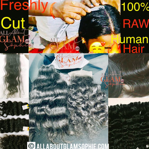 100% RAW HUMAN HAIR(BUY1 GET1 FOR$1)