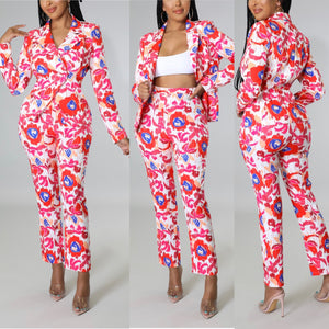 Floral Pants Set