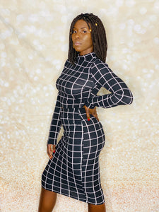 Bodycon Checkers 2Piece