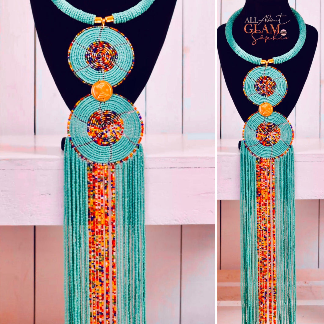 AFRICAN INSPIRED STATEMENT NECKLACE