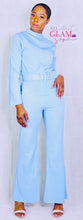 Charger l&#39;image dans la galerie, Flare Leg Belted Jumpsuit