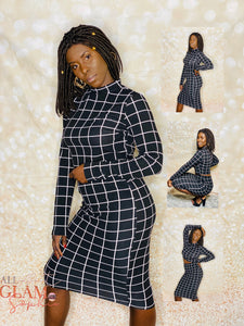 Bodycon Checkers 2Piece