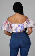 Charger l&#39;image dans la galerie, FLORAL CORSET CROP TOP