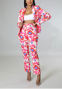 Floral Pants Set