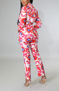 Floral Pants Set