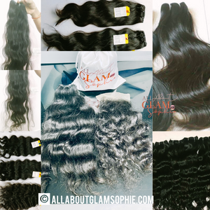 100% RAW HUMAN HAIR(BUY1 GET1 FOR$1)